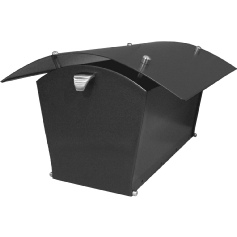 houseArt DaVinci mailbox - satin black