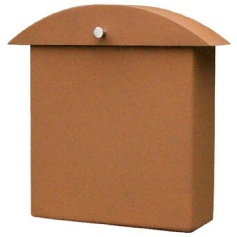 houseArt Monet mailbox - rust