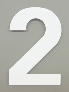 bFuller house number - marshmallow white