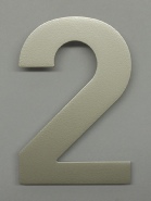 bFuller house number - satin silver